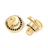 Brass Micro Pave Cubic Zirconia Pendants KK-C162-071G-2