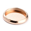 304 Stainless Steel Cabochon Settings STAS-Y001-12A-RG-4