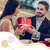 2 Rolls 2 Colors Plastic Imitation Pearl Beaded Trim OCOR-FG0002-06-7