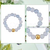16Pcs 16 Style Natural & Synthetic Mixed Gemstone Round Beaded Stretch Rings Set for Women RJEW-AN0001-01-3
