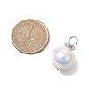 Imitation Pearl Acrylic Pendants PALLOY-JF04349-02-2