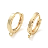 Brass Hoop Earrings Finding X-KK-H455-62G-1