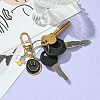 Alloy Enamel Pendant Decorations HJEW-YW00008-01-7