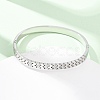 304 Stainless Steel Micro Pave Cubic Zirconia Hinged Bangles for Women BJEW-Z146-02P-1