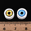 Printed Handmade Polymer Clay Beads CLAY-T022-12B-4