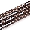 Baking Paint Transparent Glass Beads X1-DGLA-N011-6mm-09-1