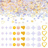 100G Plastic Sequins Beads PVC-TA0001-04A-1