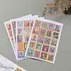 Postage Stamp Shape DIY Paper Label Paster Picture Stickers AJEW-L058-50-5
