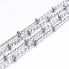 Non-Tarnish 3.28 Feet 304 Stainless Steel Cable Chains X-CHS-H020-02P-1