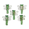 Transparent Lampwork Beads FOIL-I017-01E-1