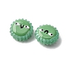 Fuuny Baking Paint Glass Enamel Beads LAMP-Q045-01E-4