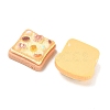 Opaque Resin Imitation Food Cabochons RE-CBA068D-04-2