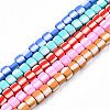 Handmade Polymer Clay Beads Strands CLAY-N010-074-1