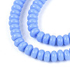 Opaque Solid Color Glass Beads Strands GLAA-ZX008-4mm-18W-3