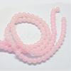 Baking Paint Imitation Jade Glass Round Bead Strands DGLA-Q021-6mm-02-3