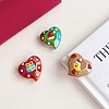 Christmas Theme Opaque Acrylic Beads OACR-E025-06-2
