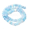 Natural Banded Agate/Striped Agate Beads Strands G-E605-A02-02F-8
