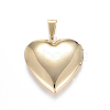 Ion Plating(IP) 316 Surgical Stainless Steel Locket Pendants X-STAS-N0016-03G-2