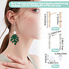 20Pcs Brass Bamboo Shape Stud Earring Findings KK-BBC0004-91-2