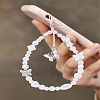 1Pc Plastic Butterfly Round Beads Mobile Straps AJEW-LP0004-53-3