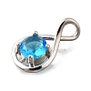 925 Sterling Silver Pave Cubic Zirconia Pendants STER-V001-03P-12-2