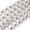 Tarnish Resistant 304 Stainless Steel Rolo Chains CHS-L017-18D-1