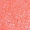 6/0 Inside Colours Transparent Glass Seed Beads X1-SEED-T007-07H-2
