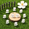 10Pcs Opaque Resin Pendants RESI-YW0004-51-2