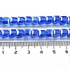 Electroplate Glass Beads Strands EGLA-R030-6x6mm-12-2
