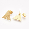 304 Stainless Steel Stud Earring Findings STAS-S079-69A-1