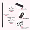 DIY Cuff Bangle Making Kits DIY-TA0014-48A-3