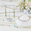 3000Pcs 20 Colors Glass Bugle Beads SEED-PA0001-02-4