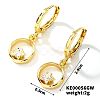 Fashionable Copper Inlaid Zircon Hoop Earrings UQ9075-2-1