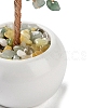 Natural Green Aventurine Chips Tree Decorations DJEW-M012-01F-2