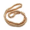 Electroplated Synthetic Non-magnetic Hematite Beads Strands G-M095-C01-04KCG-4
