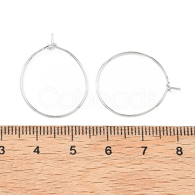 SHEGRACE Brass Hoop Earring Findings XGRPCH798-217P-1