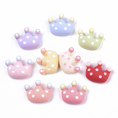 Opaque Resin Cabochons CRES-N022-89-1