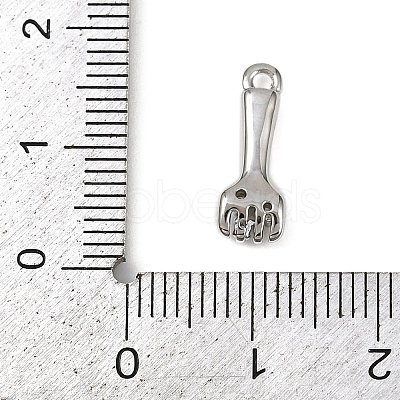 Brass Pave Clear Cubic Zirconia Pendants KK-L238-10P-1