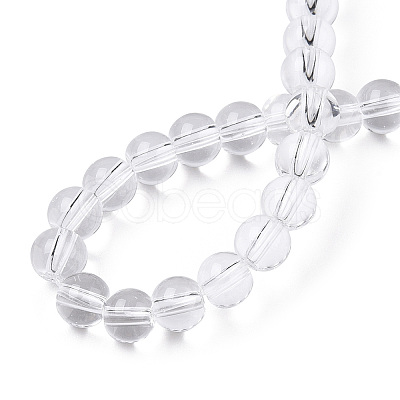 Transparent Glass Beads Strands GLAA-T032-T4mm-13-1