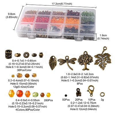 DIY Thanksgiving Day Jewelry Making Finding Kit DIY-FS0004-53-1