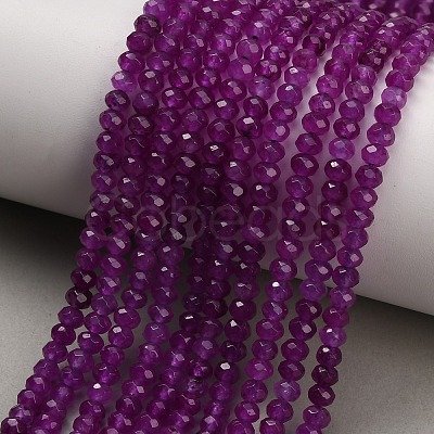 Dyed Natural White Jade Beads Strands GG-CBAF9EE-A19-3x4mm-1