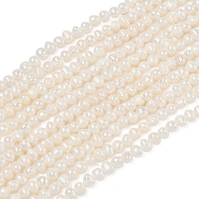 Natural Cultured Freshwater Pearl Beads Strands PEAR-L034-01-1