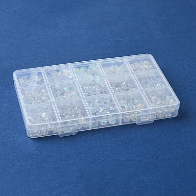 Electroplate Glass Beads Strands EGLA-FS0001-41-1