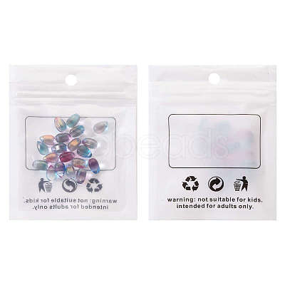 Transparent Spray Painted Glass Charms GLAA-YW0001-12-1