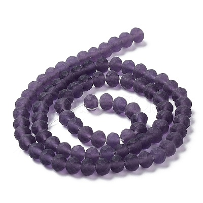 Transparent Glass Beads Strands EGLA-A034-T2mm-MD15-1
