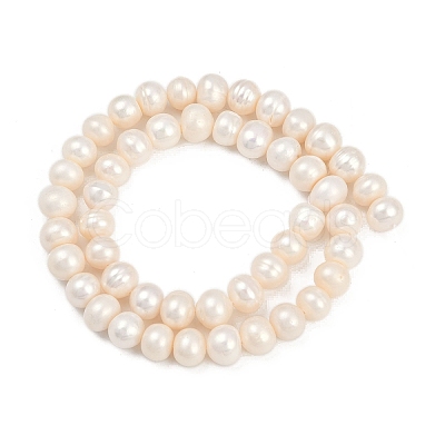 Natural Cultured Freshwater Pearl Beads Strands PEAR-I007-07J-06B-1