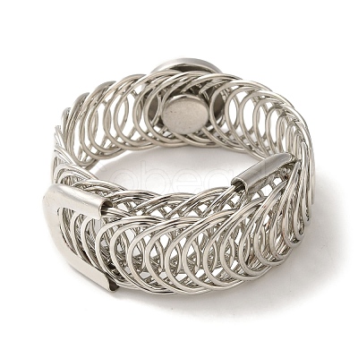 Adjustable Brass Snap Bracelet Making X-BJEW-R037-11-1