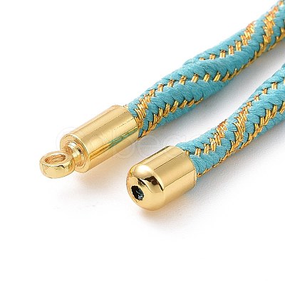 Nylon Cord Silder Bracelets MAK-C003-03G-08-1