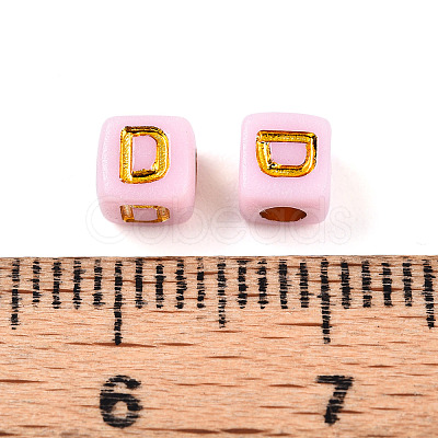 Plating Acrylic Beads OACR-N140-01D-D-1