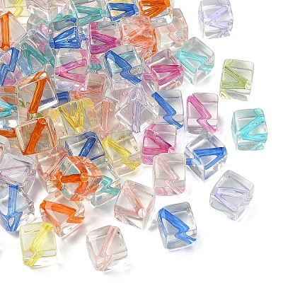 200Pcs Transparent Acrylic Beads TACR-YW0003-45-1